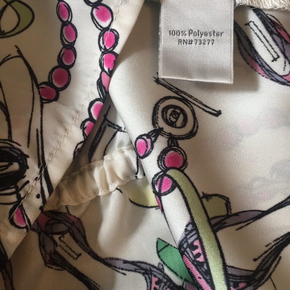 ❤️Ultra fem print ruffles pearls shoes cami tank - Picture 14 of 16